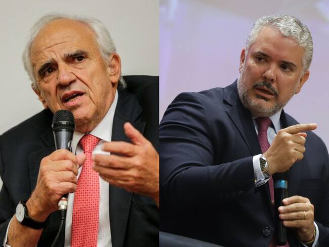 Ernesto Samper e Iván Duque. Fotos: Colprensa.