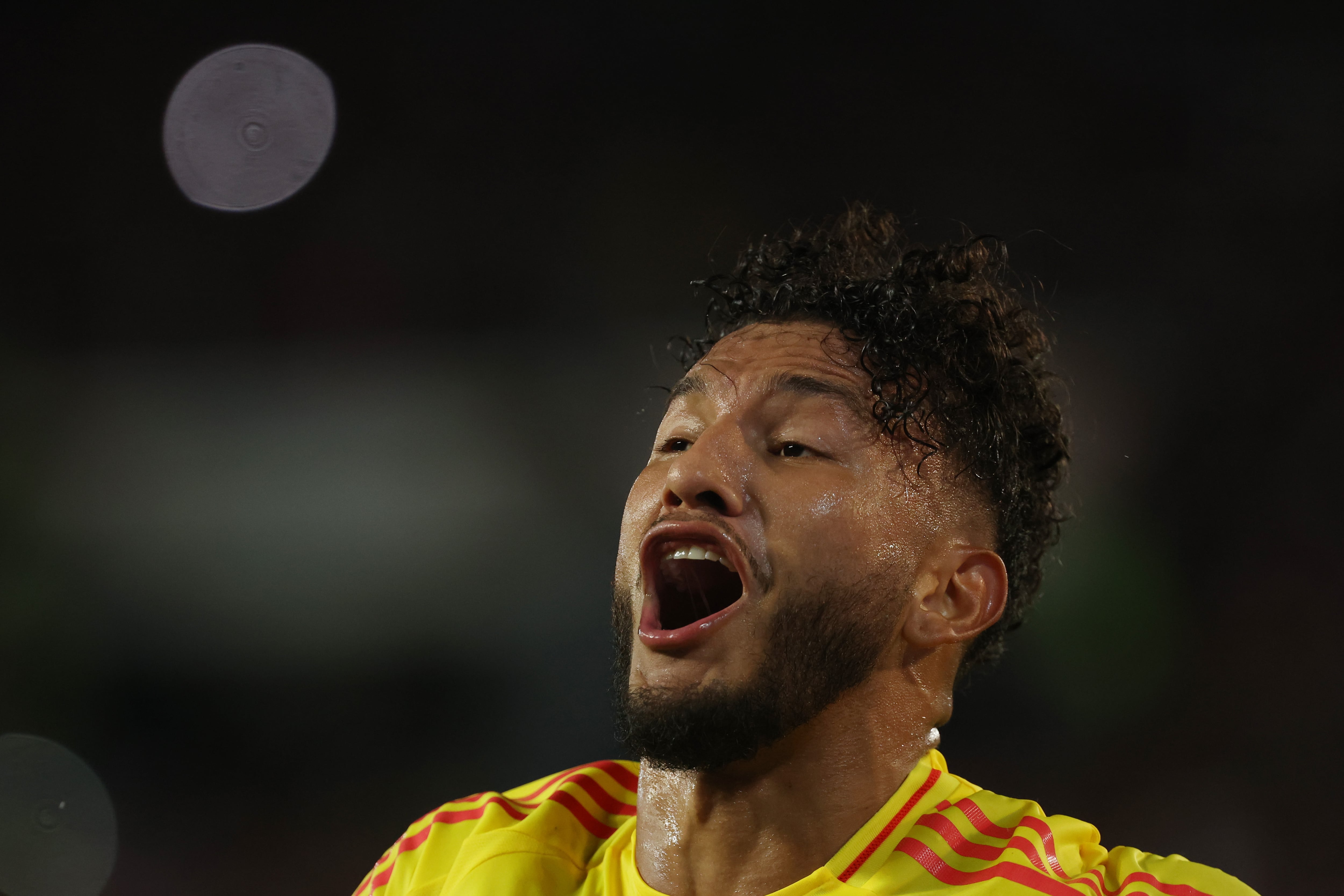 Luis Suarez celebra un gol en el Colombia vs. Venezuela. FOTO: by Edilzon Gamez/Getty Images