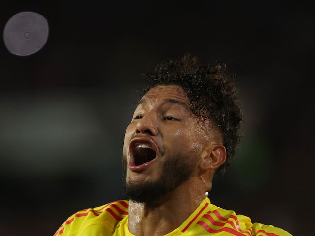 Luis Suarez celebra un gol en el Colombia vs. Venezuela. FOTO: by Edilzon Gamez/Getty Images