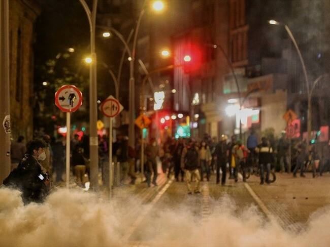 Las investigaciones están centradas en quienes causaron caos hace algunas semanas en Bogotá. Foto: Colprensa