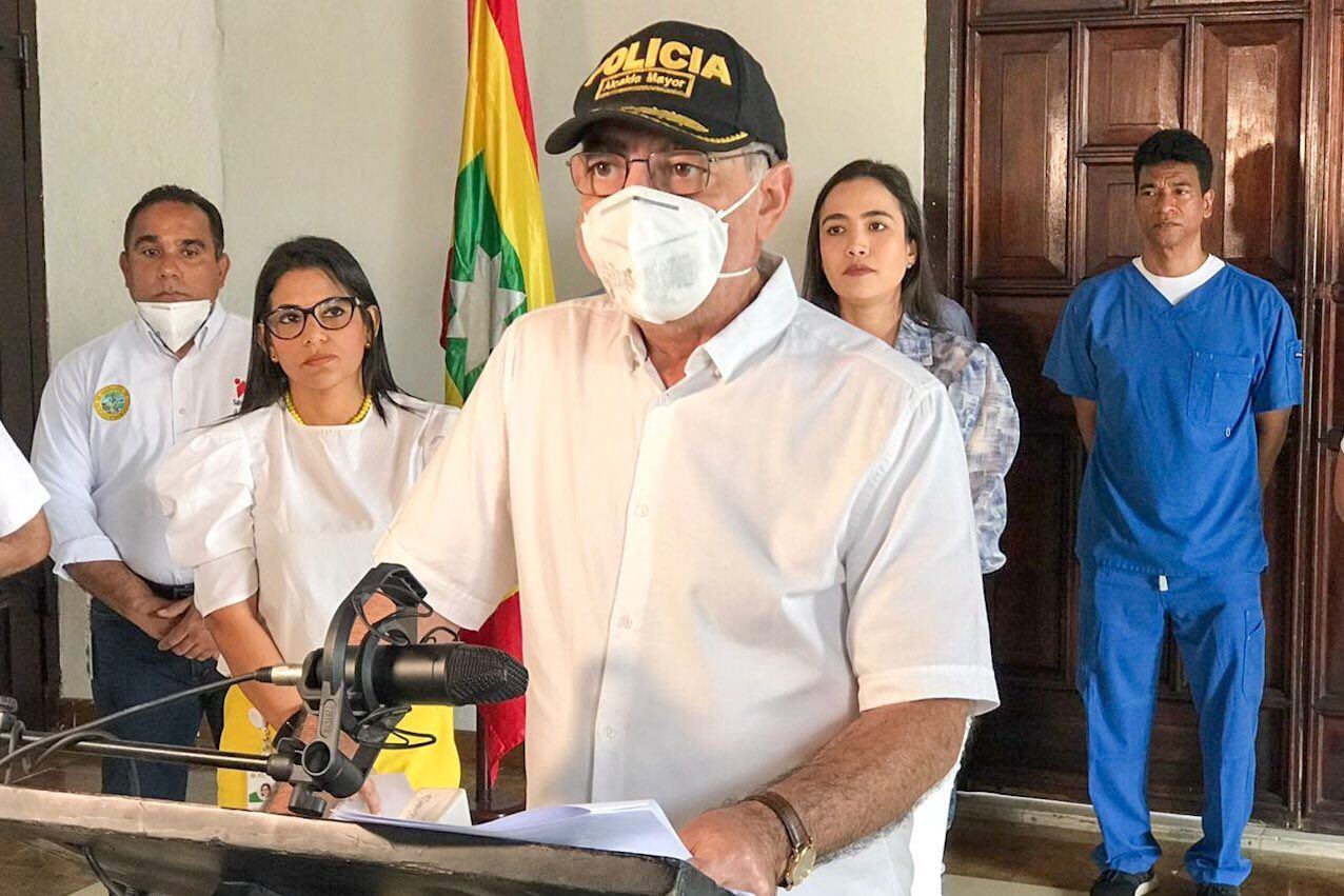 William Dau, alcalde de Cartagena. Crédito: Archivo.