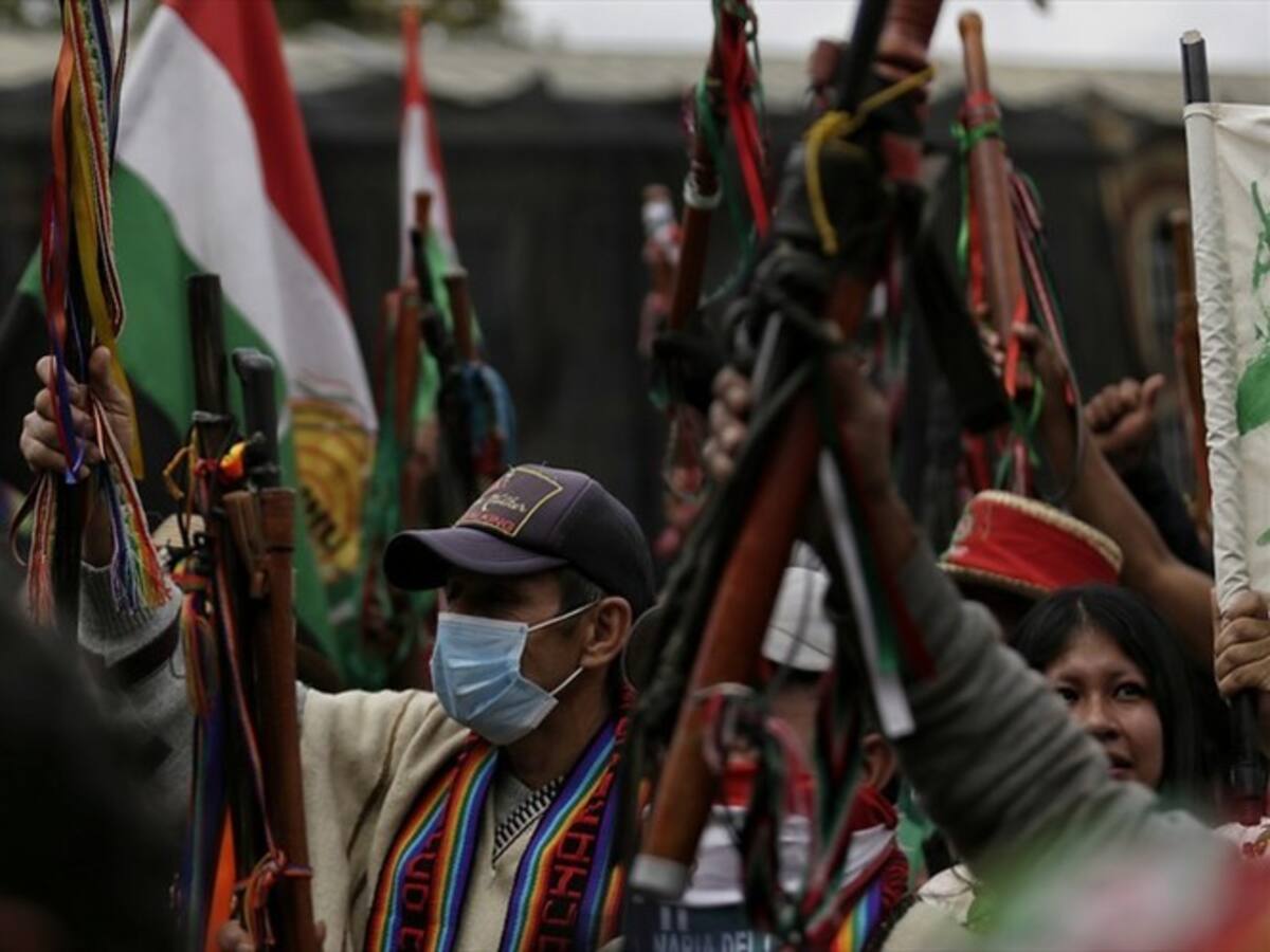 Minga indígena ingresó a Cali a pesar del cierre de fronteras