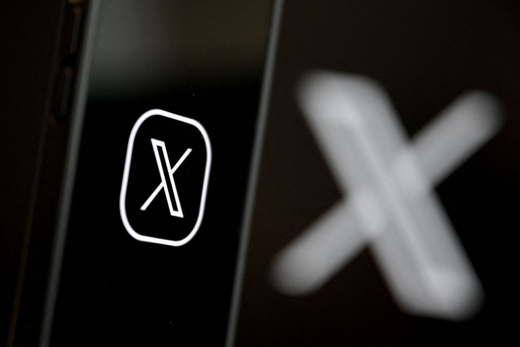 Logo de la red social de 'X'. I Foto: NICOLAS TUCAT/AFP via Getty Images.
