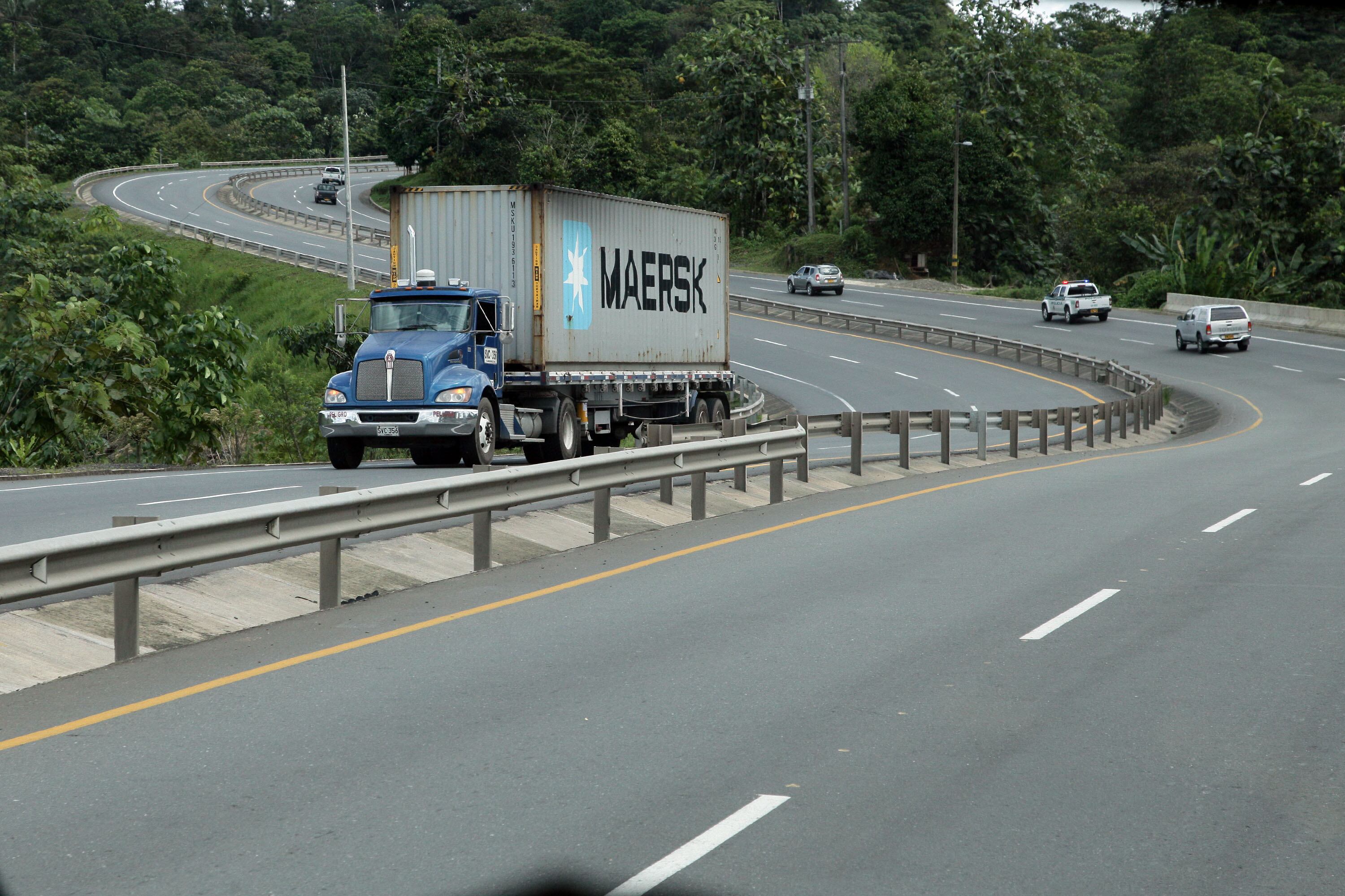 Imagen de referencia de la vía Buga - Buenaventura. Foto: Colprensa.