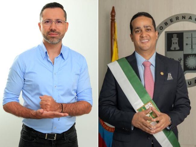 El ‘encontronazo’ del alcalde de Bucaramanga y gobernador de La Guajira por migrantes. Fotos: Suministradas