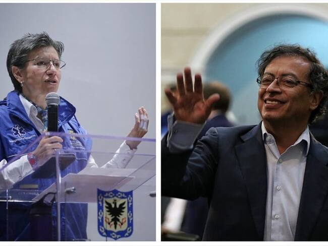 El senador Gustavo Petro hizo duras críticas a la alcaldesa Claudia López.. Foto: Colprensa