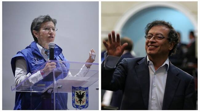 El senador Gustavo Petro hizo duras críticas a la alcaldesa Claudia López.. Foto: Colprensa