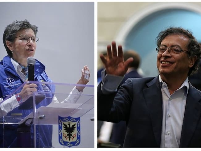 El senador Gustavo Petro hizo duras críticas a la alcaldesa Claudia López.. Foto: Colprensa