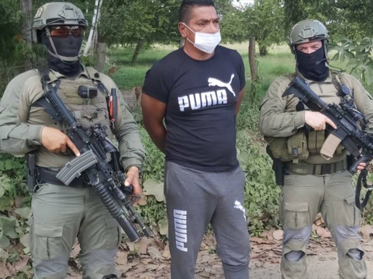 A la cárcel alias Voluntario, quien sería una de las principales fichas de ‘Otoniel’