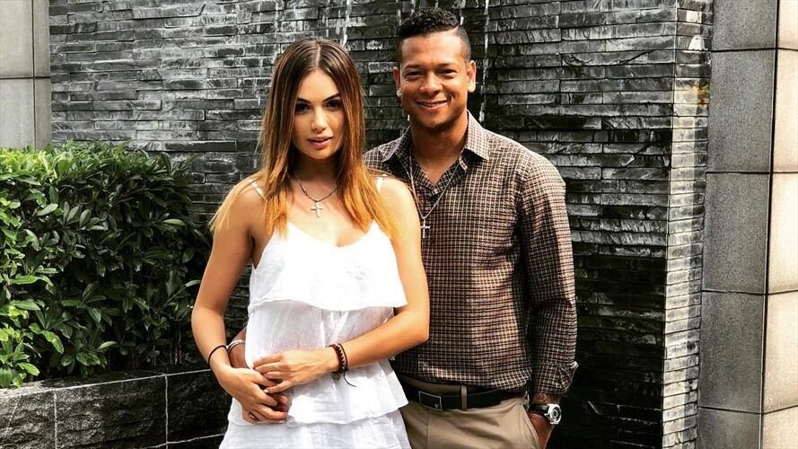 Sara Uribe y Freddy Guarín. Foto: Instagram