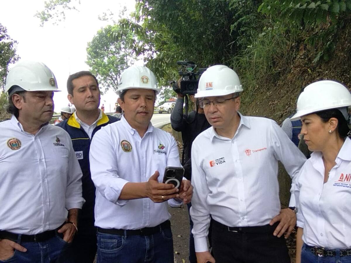 MinTransporte busca alterativas para habilitar la vía Bucaramanga - Barrancabermeja