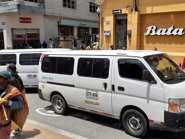 Transportadores Especiales de Caldas, se unirán a la marcha de este miércoles. Foto: Enviada desde la Alcaldía de Manizales.