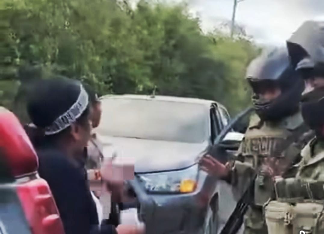 A pesar de enseñar las respectivas identificaciones como congresista, la hicieron descender del vehículo en una zona insegura. Crédito: Suministrada.