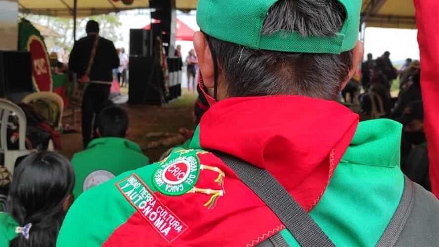 La Guardia Indígena realiza labores para ubicar al responsable . Foto: Colprensa