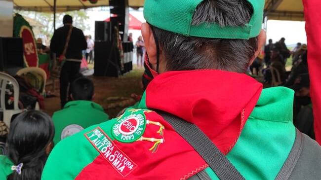 La Guardia Indígena realiza labores para ubicar al responsable . Foto: Colprensa