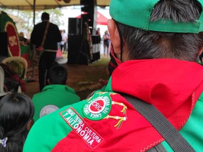 La Guardia Indígena realiza labores para ubicar al responsable . Foto: Colprensa