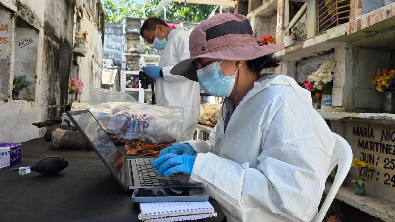 Unidad de Búsqueda recupera más de 50 cuerpos de personas reportadas como desaparecidas en Córdoba. Foto: UBPD.