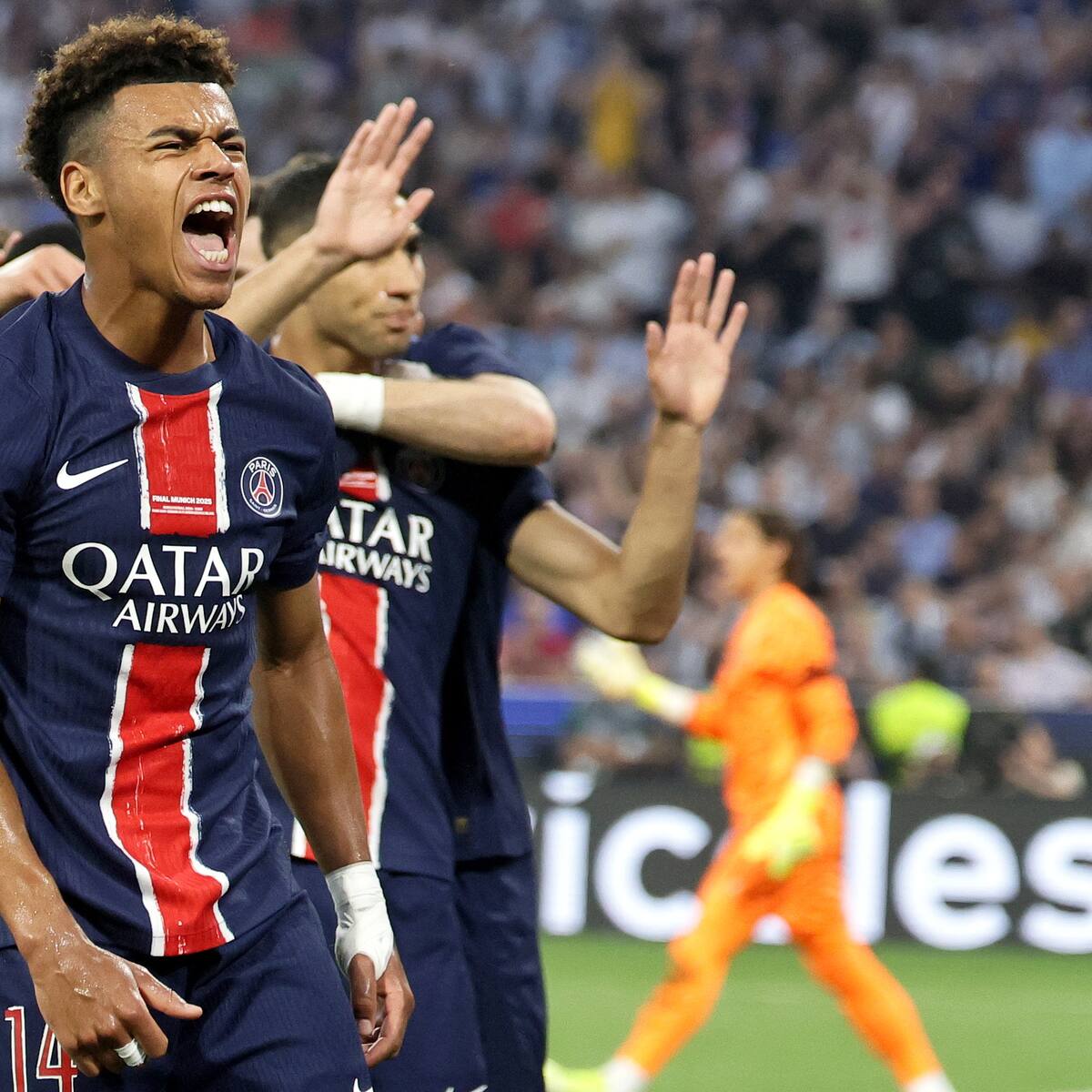¡Goleada del PSG! Doué marca doblete y deja KO al Inter en la final de Champions