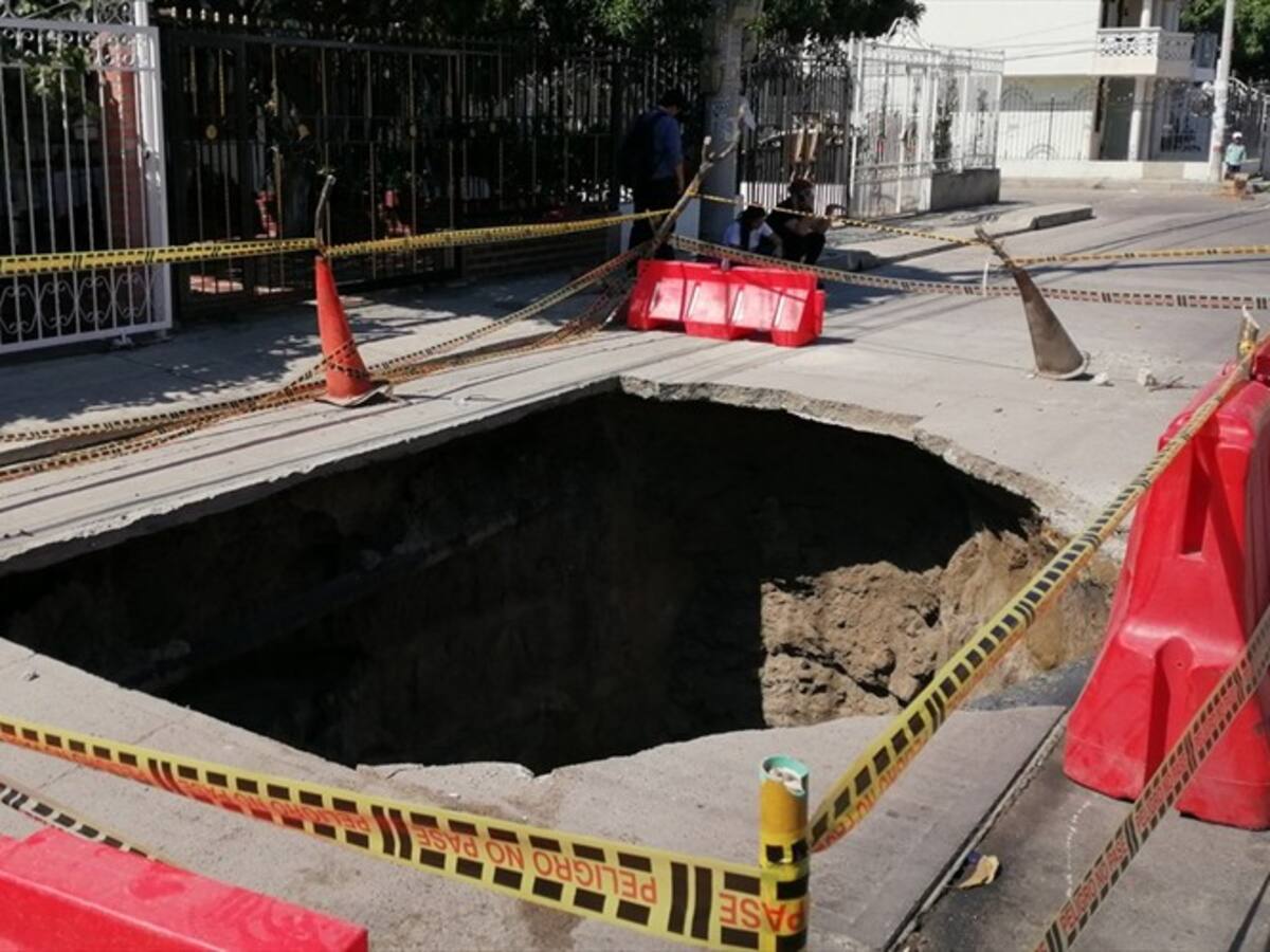 Urbanización residencial en riesgo de desaparecer en Santa Marta