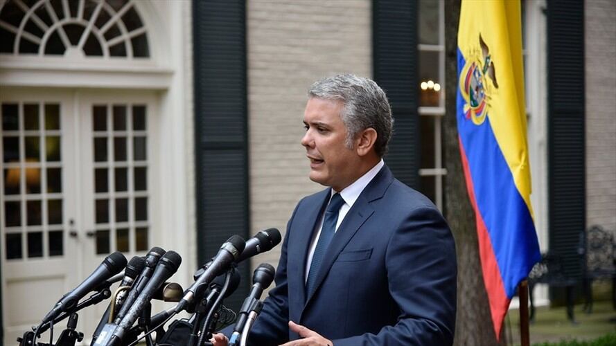 Iván Duque durante su visita a Estados Unidos. Foto: Colprensa