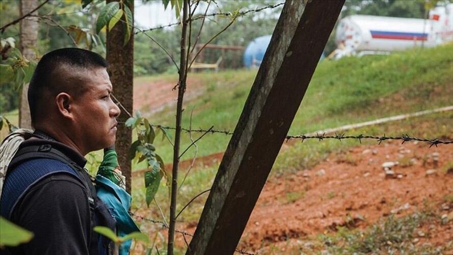 Indígena de la comunidad Siona. Foto: Agencia Anadolu