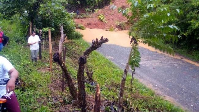 Nueve municipios están en alerta por amenaza de deslizamientos de tierra en Córdoba. Foto: cortesía (referencia suministrada a La W).