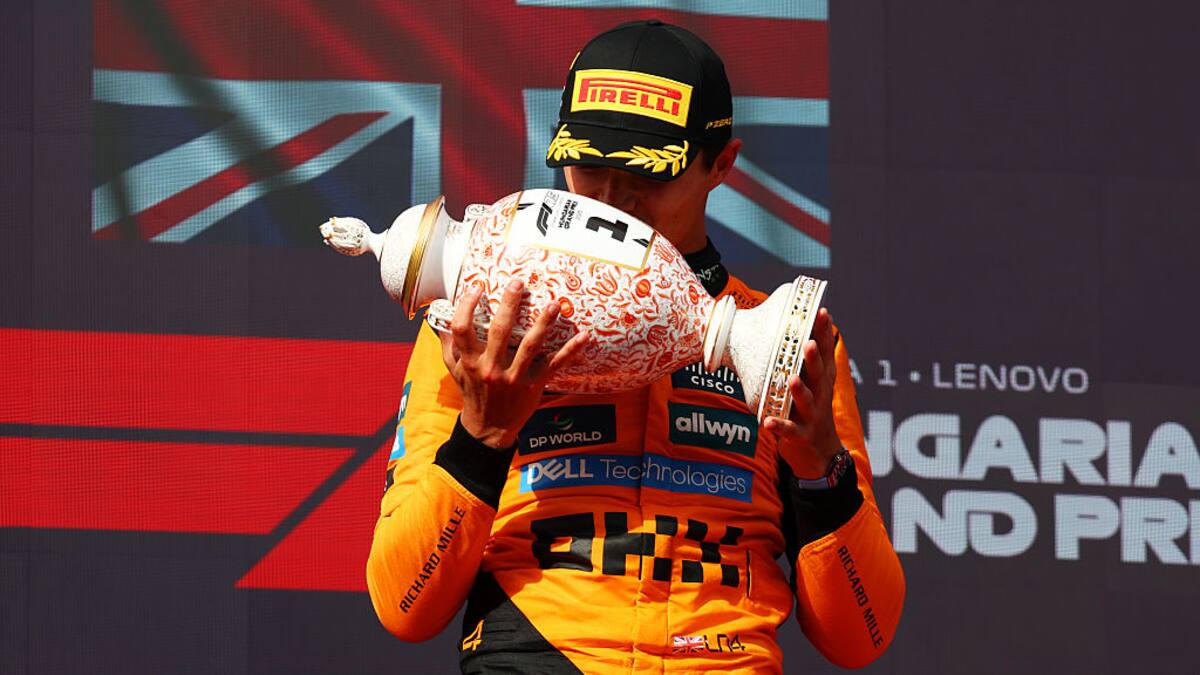 Lando Norris ganó el GP de Hungría de F1 en un nuevo doblete de McLaren