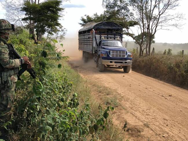 Traslado del ETCR YARI al departamento de Caquetá. Foto: Cortesía Ministerio de Defensa