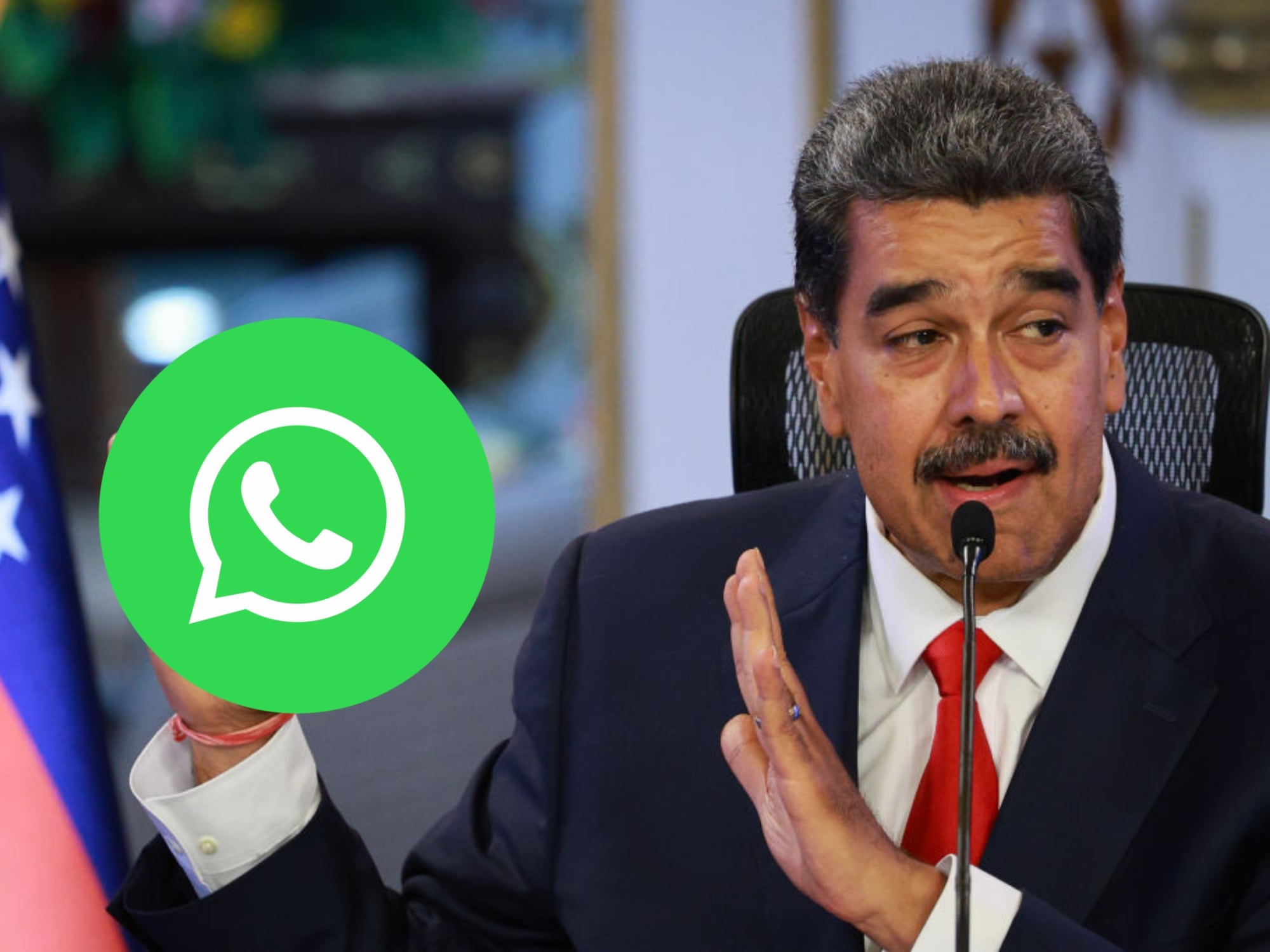 Nicolás Maduro pide eliminar WhatsApp. Foto: Getty Images