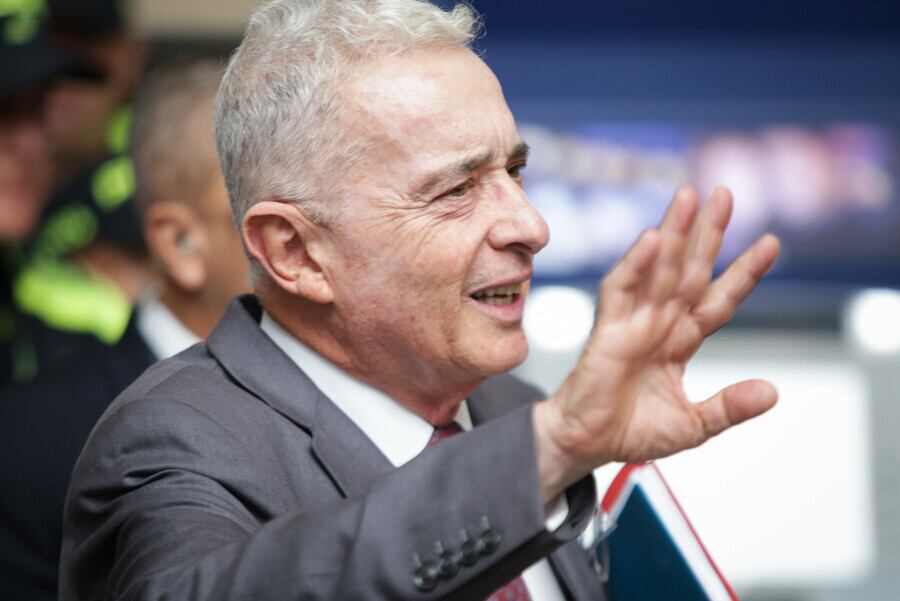 Álvaro Uribe Vélez. Foto: Colprensa - Cristian Bayona