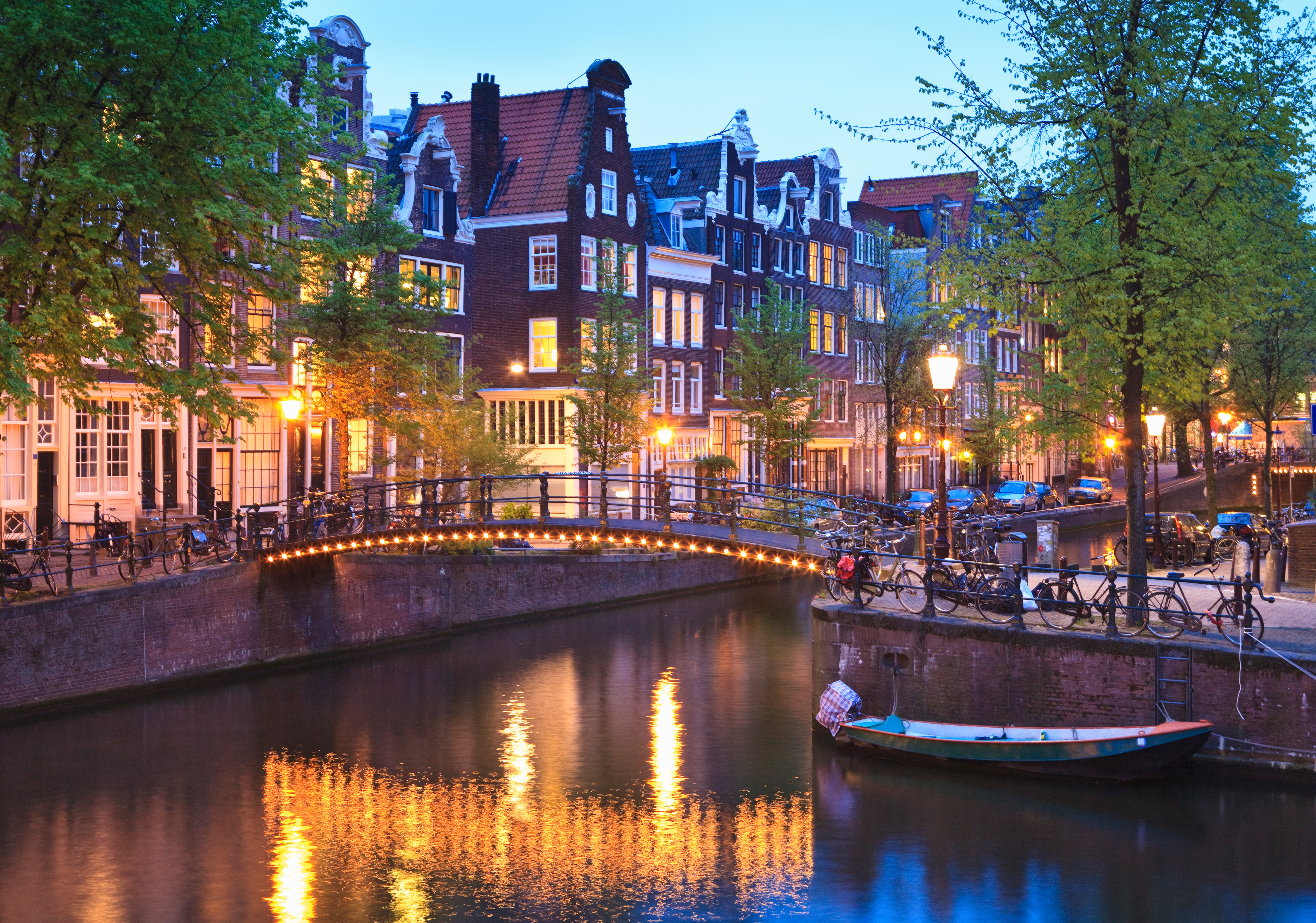 Puente de Brouwersgracht en Ámsterdam, Países Bajos (GettyImages)