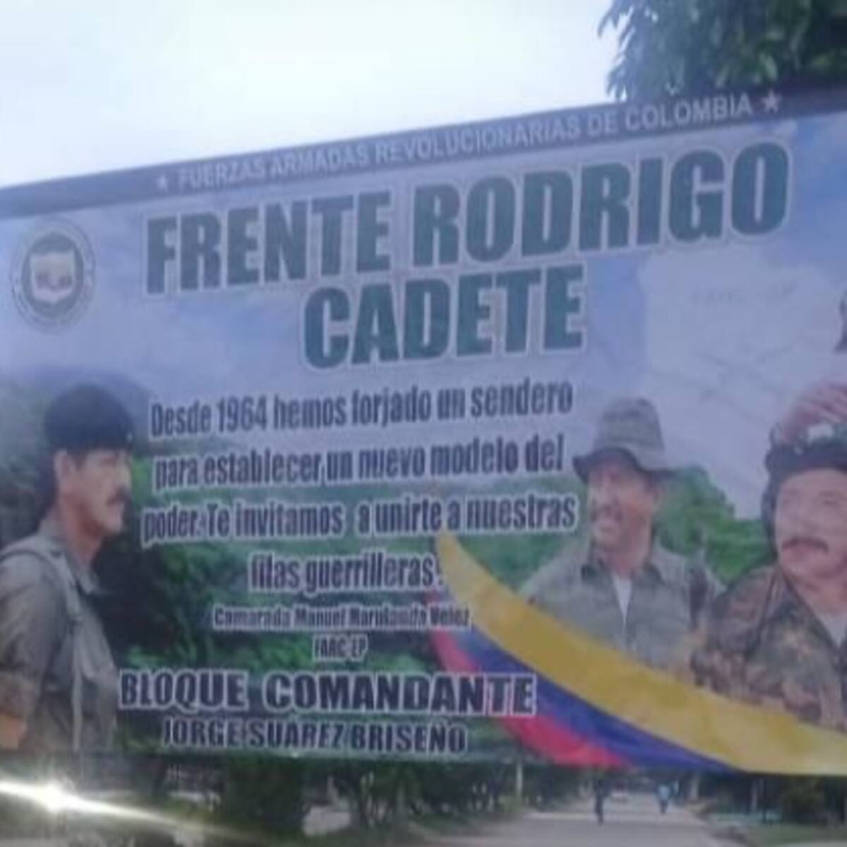 Con vallas de las Farc amaneció Cartagena del Chairá: “la gente está asustada”