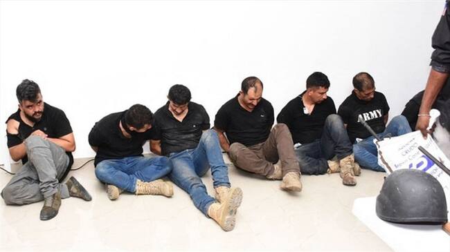 Militares capturados por el asesinato del presidente de Haití, Jovenel Moise. Foto: Colprensa