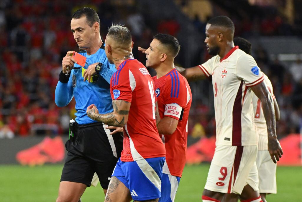 Wilmar Roldán en partido Canada vs. Chile por la CONMEBOL Copa America Estados Unidos 2024 el 29 de junio. Foto: Julio Aguilar/Getty Images.