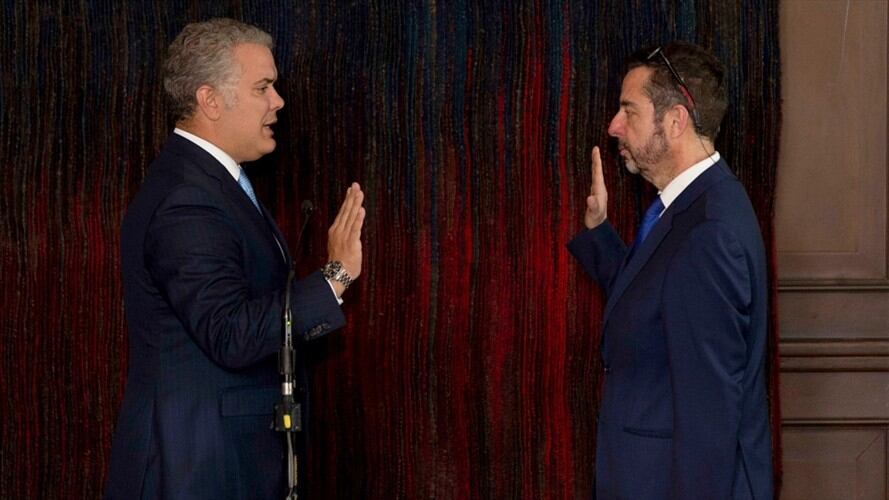 Duque posesiona a gerente de RTVC y pide no “ideologizar” los contenidos . Foto: Presidencia
