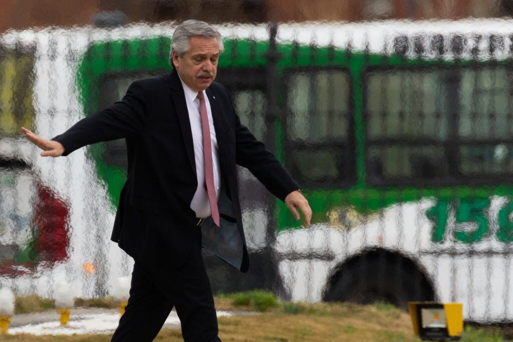 Presidente de Argentina Alberto Fernández. Foto: Tomas Cuesta/Getty Images.