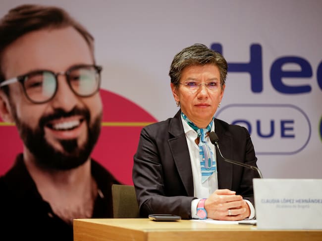 Alcaldesa de Bogotá, Claudia López. Foto: Colprensa.