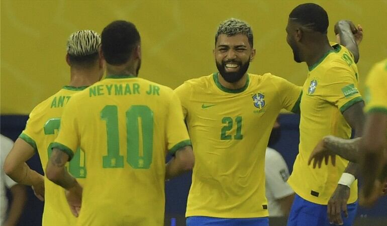 Selección de Brasil. Foto: AFP / Brasil goleó a Uruguay