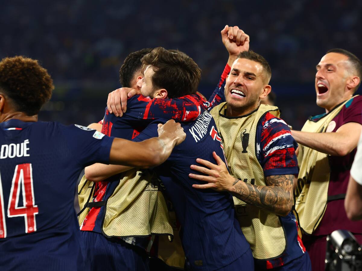 ¡PSG cumple su sueño! Goleó 5-0 al Inter de Milán y ganó su primera Champions League