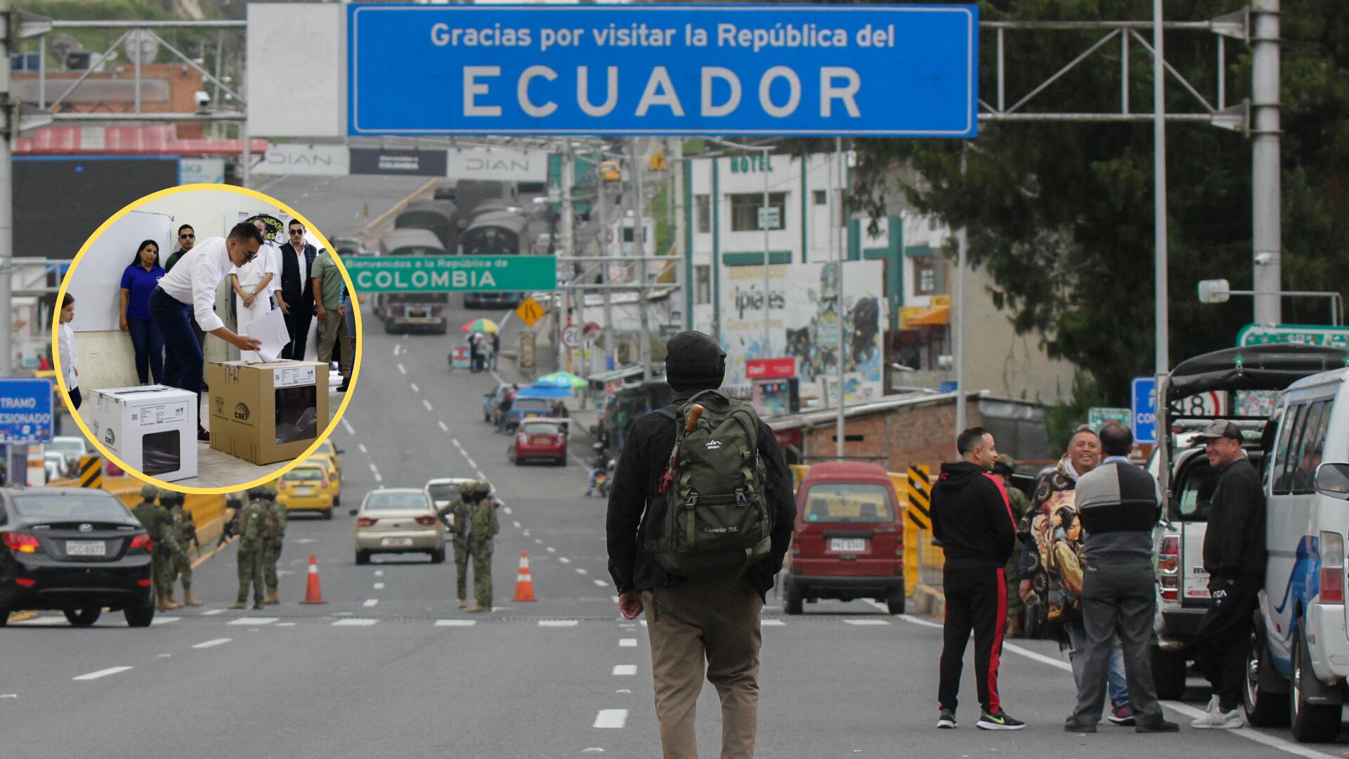 Frontera de Ecuador con Colombia. FOTO: LEONARDO CASTRO/AFP vía Getty Images