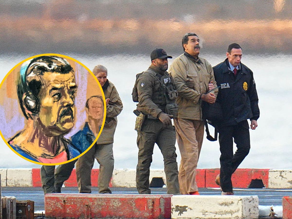 Fotos | Estos son los primeros retratos de Nicolás Maduro y Cilia Flores ante tribunal de Nueva York