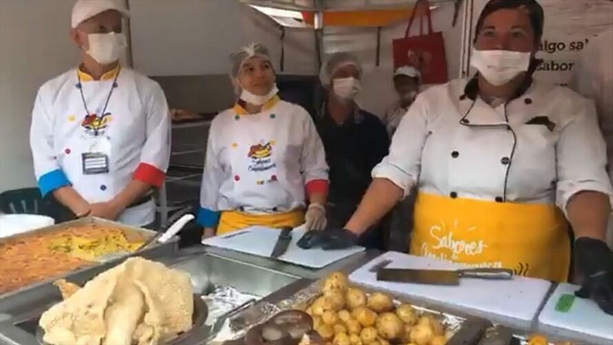 La gastronomía de Cáqueza está presente en ExpoCundinamarca.. Foto: