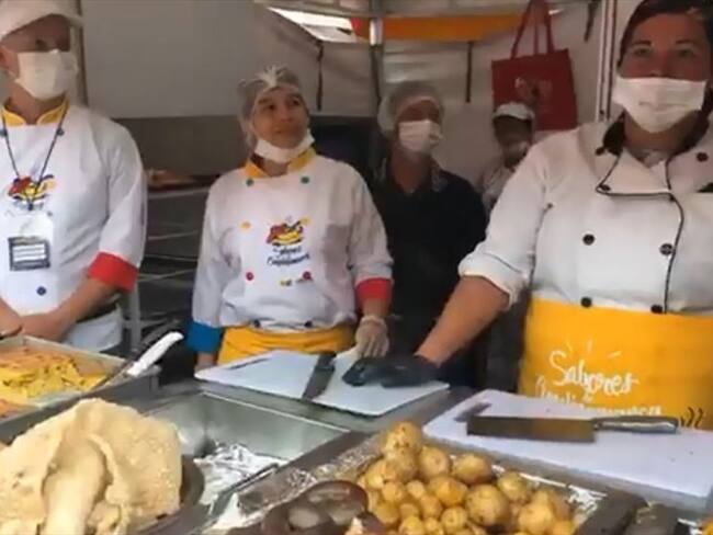 La gastronomía de Cáqueza está presente en ExpoCundinamarca.. Foto: