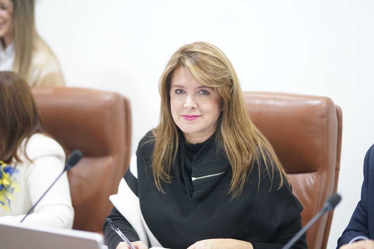 Crédito: Juana Carolina Londoño, congresista y presidenta del Partido Conservador en Caldas.