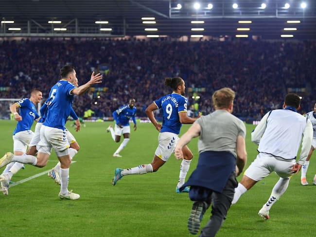 Dominic Calvert-Lewin (9) del Everton. (Photo by Michael Regan/Getty Images)