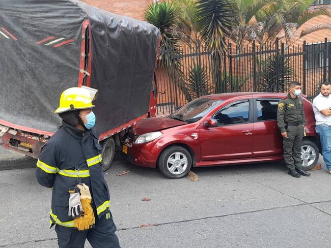 Una persona falleció en accidente en Manizales. Crédito: Alcaldía de Manizales.