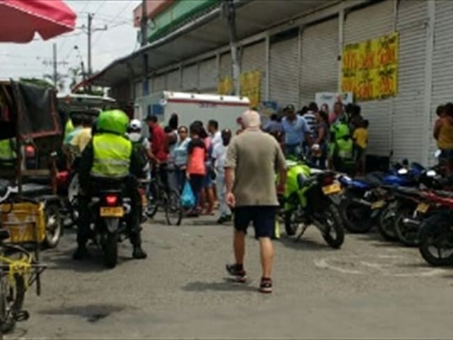 Cuatro muertos en intento de robo a carro de valores en Cali. Foto: Erika Rebolledo