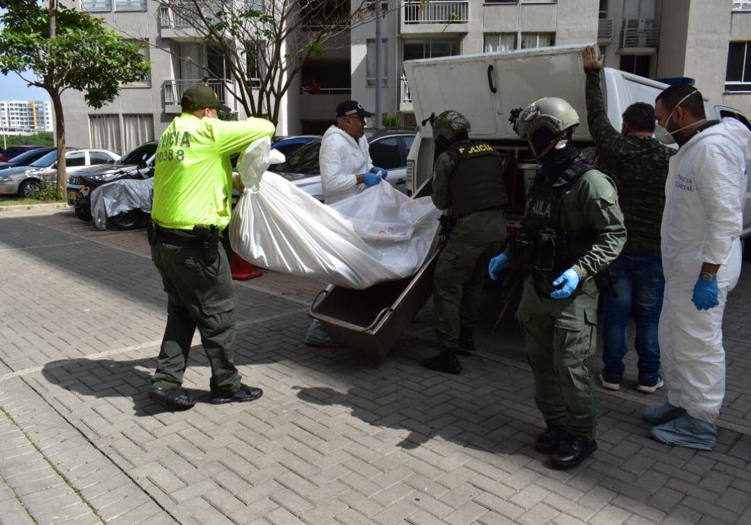 El operativo se adelantó en un apartamento del conjunto Parque Heredia, en el sur de Cartagena. Crédito: Cortesía.