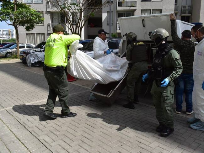 El operativo se adelantó en un apartamento del conjunto Parque Heredia, en el sur de Cartagena. Crédito: Cortesía.