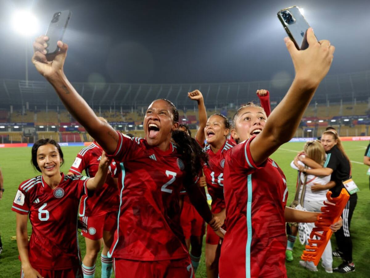 Así fue la celebración de la Selección Colombia Femenina tras su pase a la final
